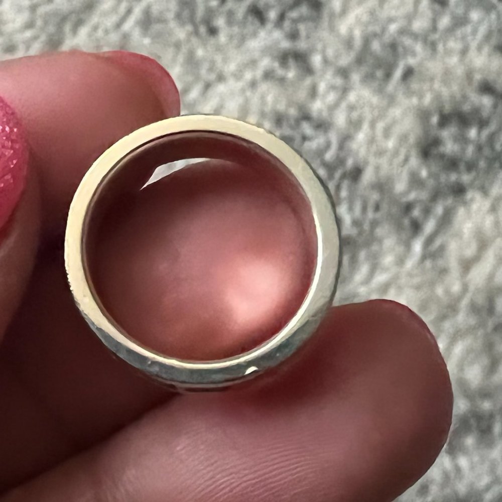 Tiffany & Co beautiful silver Atlas ring - Picture 8 of 11